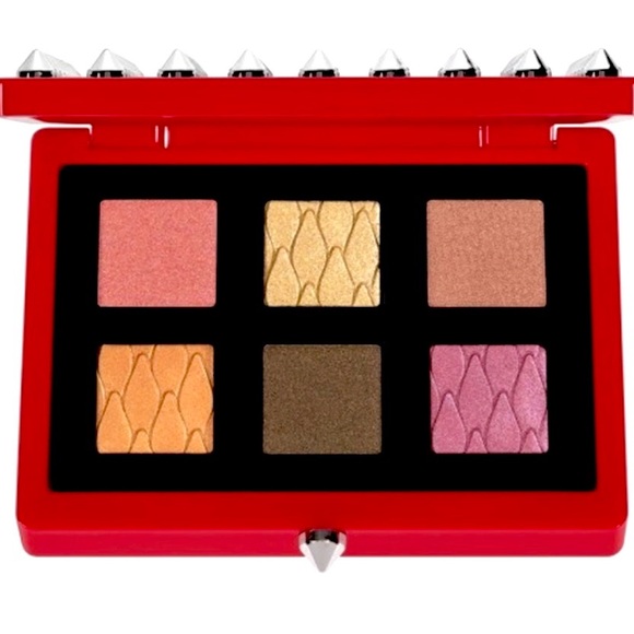 Christian Louboutin NIB 2Pc Abracadabra Gorgeous ReusableSpiked Case&6 Eyeshadow - Picture 8 of 16